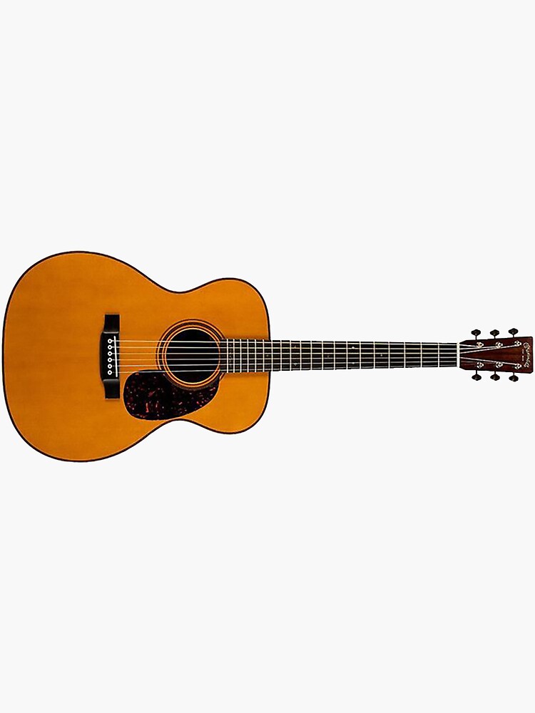 Thumbnail 3 of 3, Sticker, Acoustic Guitar designed and sold by kathryn-s10.