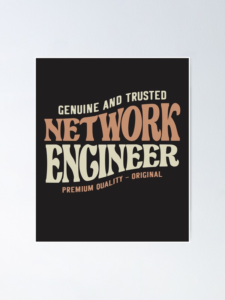 Thumbnail 1 of 3, Poster, Proud Network Engineer designed and sold by cidolopez.
