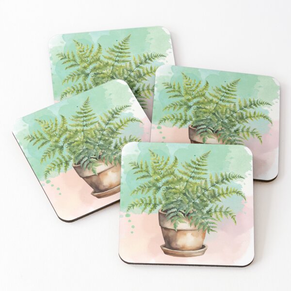 Artikelvorschau, Farn Pflanze botanische Kunst Aquarell Design entworfen und verkauft von Tammy Marie Russell.