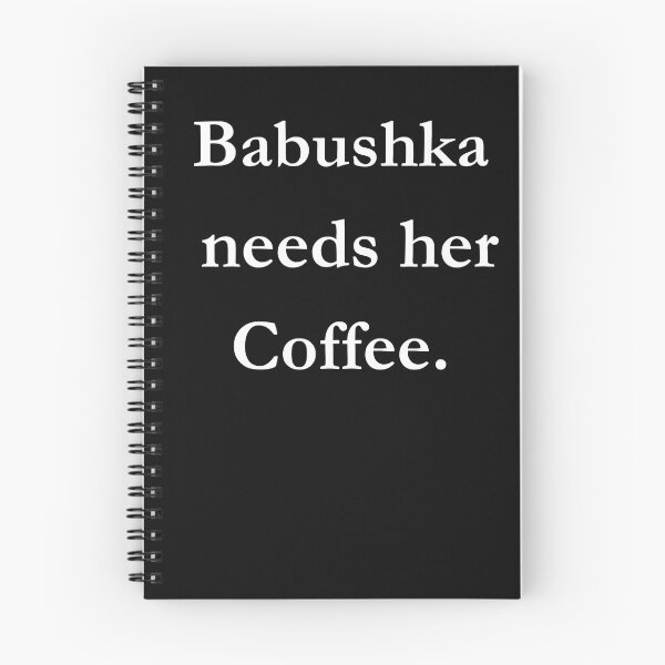 Item preview, Babushka Needs Her Coffee Classic Black Tee designed and sold by GeekySexyCool.
