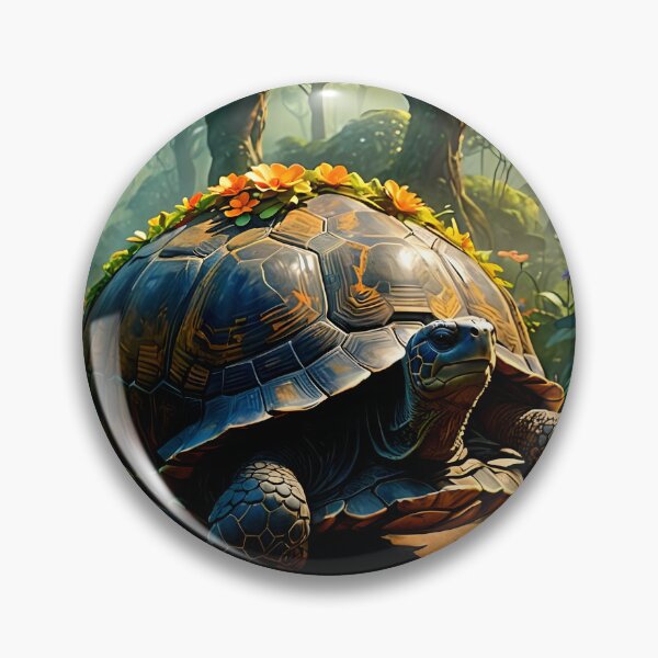 Item preview,  Giant Tortoise with Lush Garden designed and sold by koreatvtea.