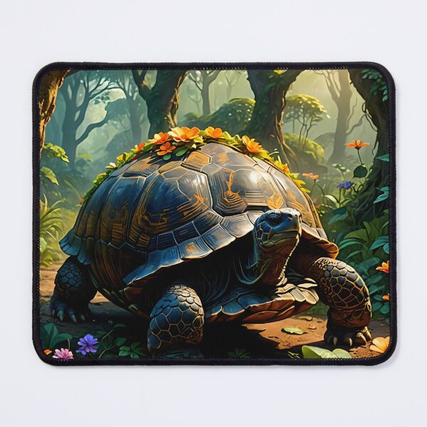 Item preview, Giant Tortoise with Lush Garden designed and sold by koreatvtea.