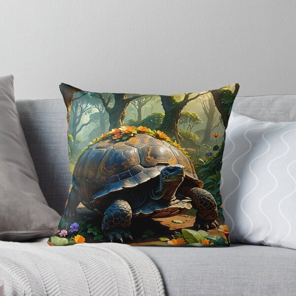 Item preview,  Giant Tortoise with Lush Garden designed and sold by koreatvtea.