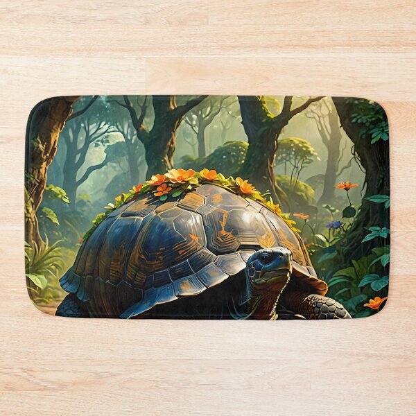 Item preview,  Giant Tortoise with Lush Garden designed and sold by koreatvtea.
