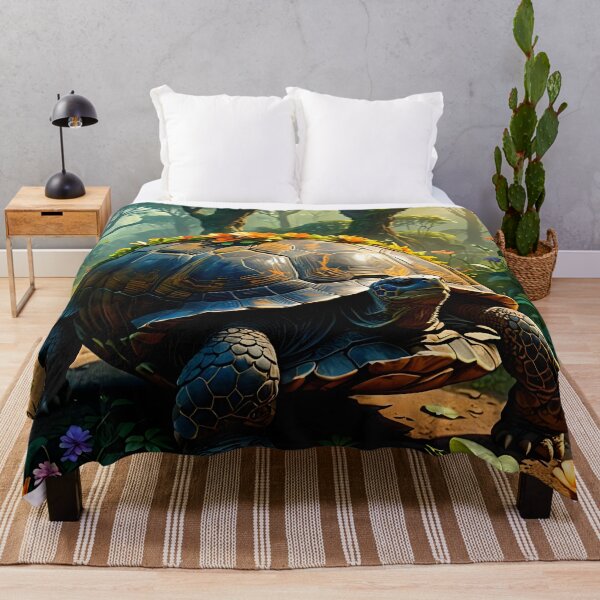 Item preview,  Giant Tortoise with Lush Garden designed and sold by koreatvtea.