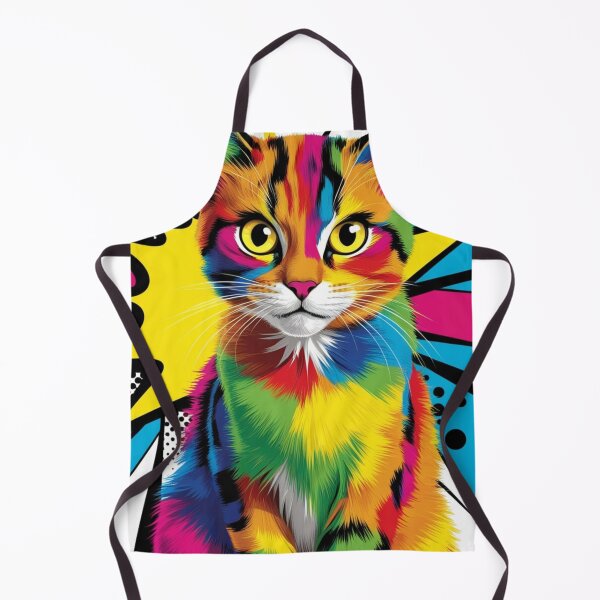 Item preview, Bold Colored Rainbow cat designed and sold by LEVI SALVIAN JANITRA.