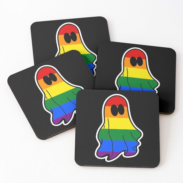 Item preview, pride ghost drawing designed and sold by darlingdixie.