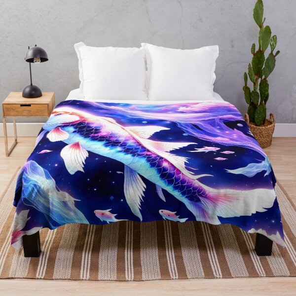 Item preview, Celestial Koi Fish Swimming in Stars designed and sold by koreatvtea.