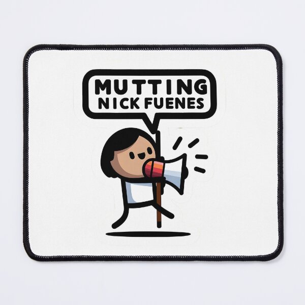 Item preview, Muting Nick Fuentes Stickgirl  designed and sold by StickyGuys.