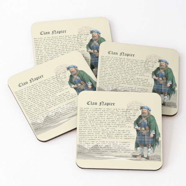 Item preview, Napier Scottish Clan History  designed and sold by BagTown Clans.
