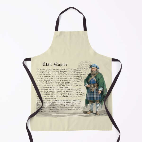 Item preview, Napier Scottish Clan History  designed and sold by BagTown Clans.