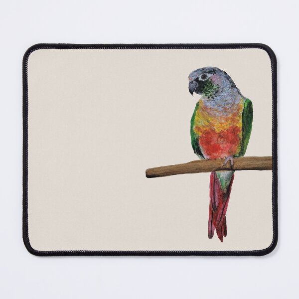 Item preview, Watercolour Greencheek Conure designed and sold by Liv-Engler-Art.