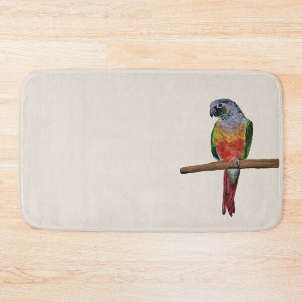Item preview, Watercolour Greencheek Conure designed and sold by Liv-Engler-Art.