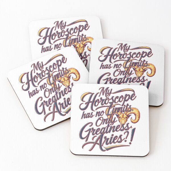 Item preview, My Horoscope Has No Limits Only Greatness; Aries! designed and sold by YesAfrik.