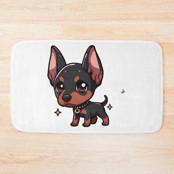 Item preview, The Natural Ear Doberman Chibi designed and sold by StickyGuys.