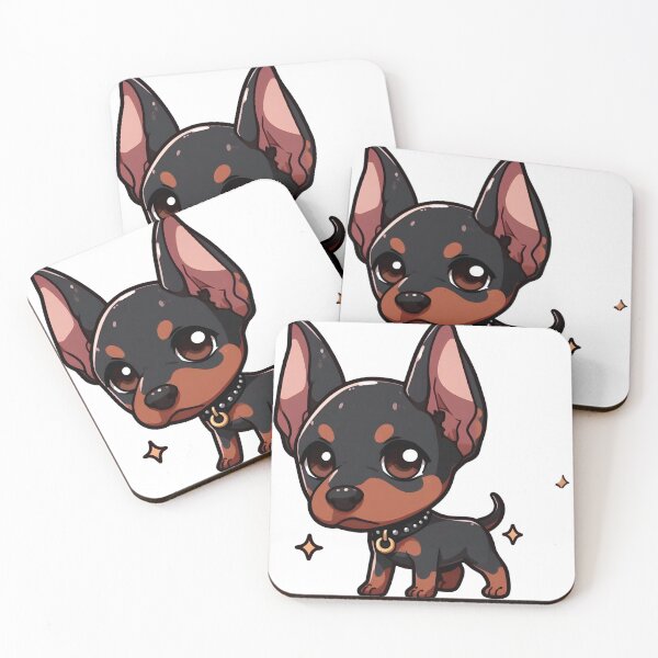 Item preview, The Natural Ear Doberman Chibi designed and sold by StickyGuys.