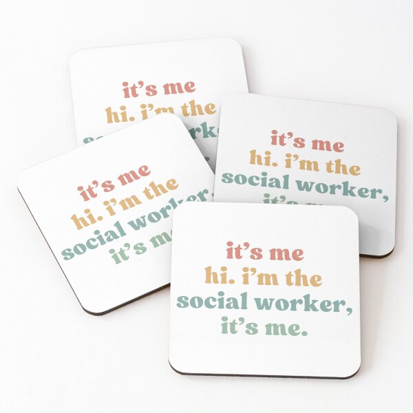 Item preview, It's Me Hi I'm The Social Worker It's Me, Cute designed and sold by faridman.