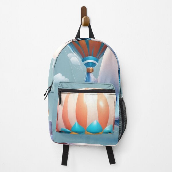 Item preview, Cute Whale Floating with Hot Air Balloon Cartoon Vector Icon Illustration designed and sold by hjian8219.