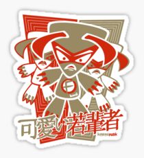 Fierce Mascot Stencil Sticker