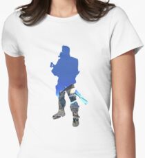 Axton Double Exposure Women's Fitted T-Shirt
