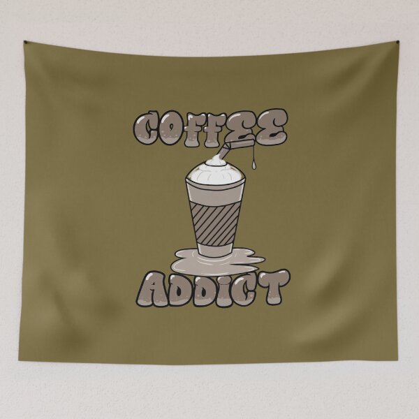 Item preview, Coffee addict designed and sold by TikiDrawings.