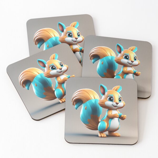 Item preview,  Squirrel Cartoon Vector Icon Illustrations designed and sold by hjian8219.