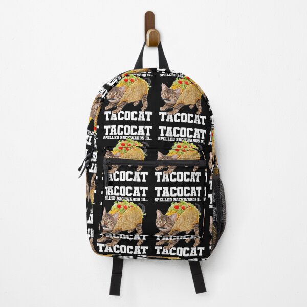 Item preview, Taco Cat Spelled Backwards is Tacocat Meme Silly Cat Lover designed and sold by FloraPlantTees.