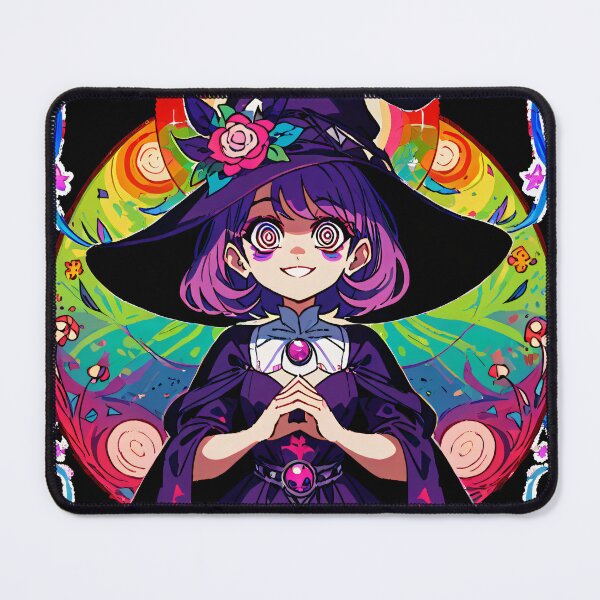 Item preview, "Psychedelic Witch Floating from a Porthole - Hypnotizing Trippy 2D Art" designed and sold by Arcane Adorable.