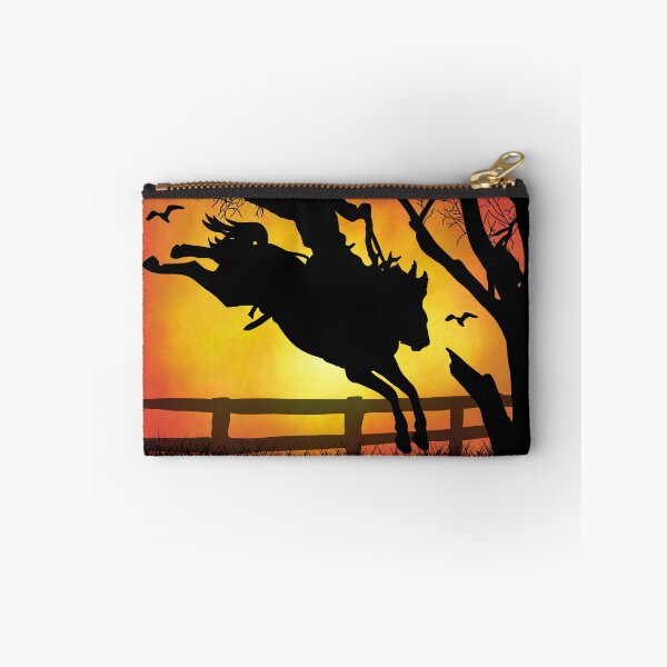 Item preview, Sunset Saddle Bronc With Cowboy Rider Silhouette designed and sold by TalesFromTrails.