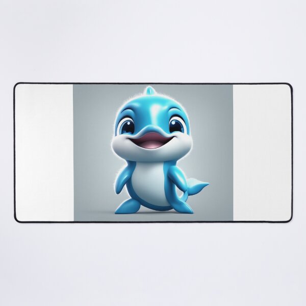 Item preview, Cute Dolphin Swimming Cartoon Vector Icon Illustration designed and sold by hjian8219.