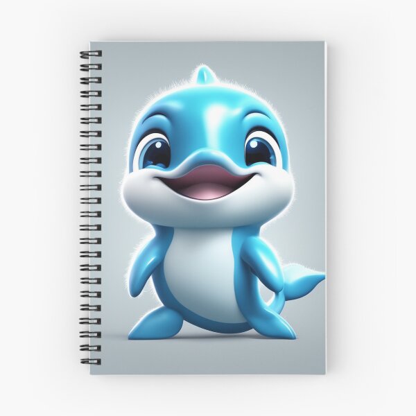 Item preview, Cute Dolphin Swimming Cartoon Vector Icon Illustration designed and sold by hjian8219.