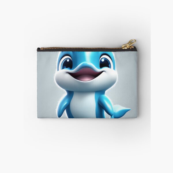 Item preview, Cute Dolphin Swimming Cartoon Vector Icon Illustration designed and sold by hjian8219.