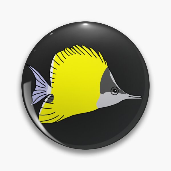 Item preview, Longnose Butterfly Fish designed and sold by Leapingdoe.
