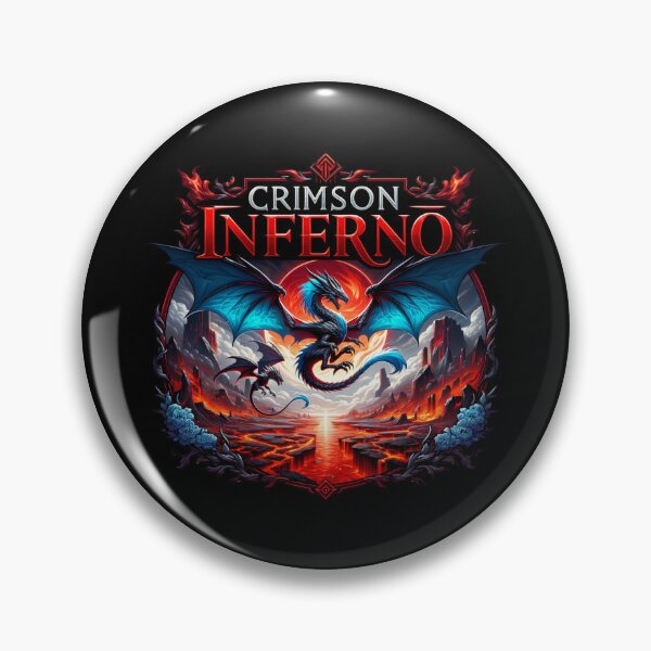 Item preview, Dragon Crimson Inferno designed and sold by sparsonboutique.