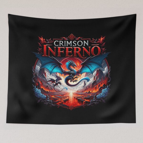 Item preview, Dragon Crimson Inferno designed and sold by sparsonboutique.
