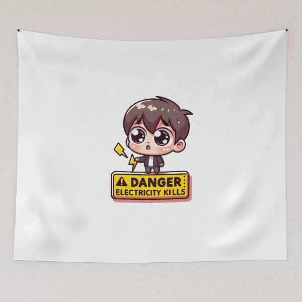Item preview, Chibi guy-electricity kills designed and sold by StickyGuys.