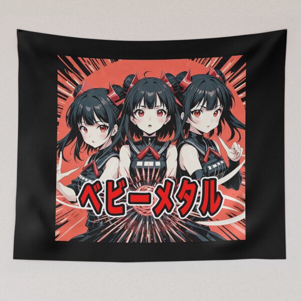 Item preview, BABYMETAL, Jpop, Kawaii, Anime Art Style designed and sold by Burn-Ego.