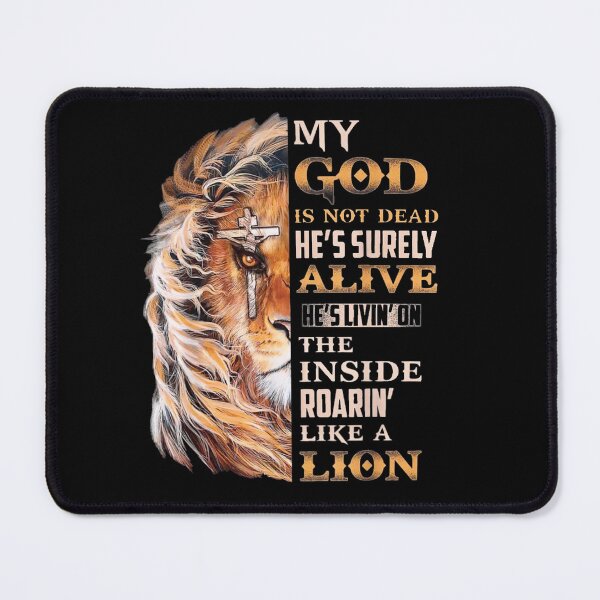 Item preview, God IS Not Dead/Lion designed and sold by DestinyReborn.