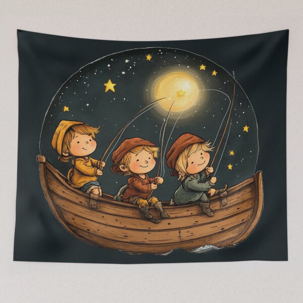 Item preview, Wynken, Blynken and Nod designed and sold by liana campbell.