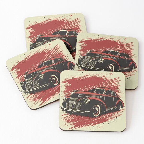 Item preview, Vintage Classic Car - Retro Minimalist Design designed and sold by TuncGK.