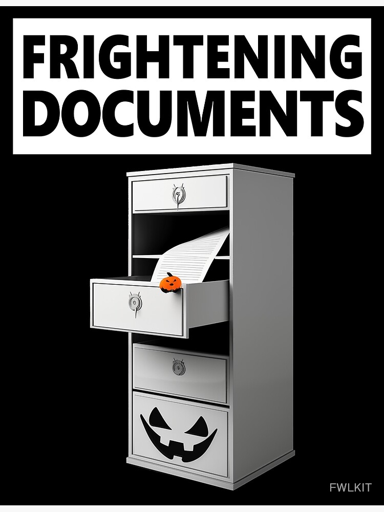 Thumbnail 3 of 3, Poster, Frightening Documents Ghost Stories designed and sold by FWLKIT.