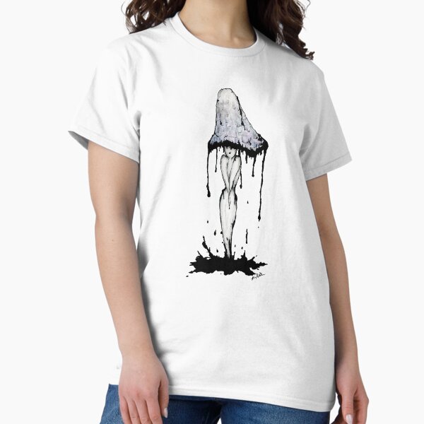 Inky Cap Mushroom Girl Classic T-Shirt