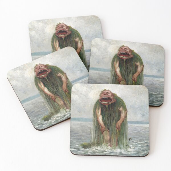 Item preview, The Sea Monster - Theodor Kittelsen designed and sold by forgottenbeauty.