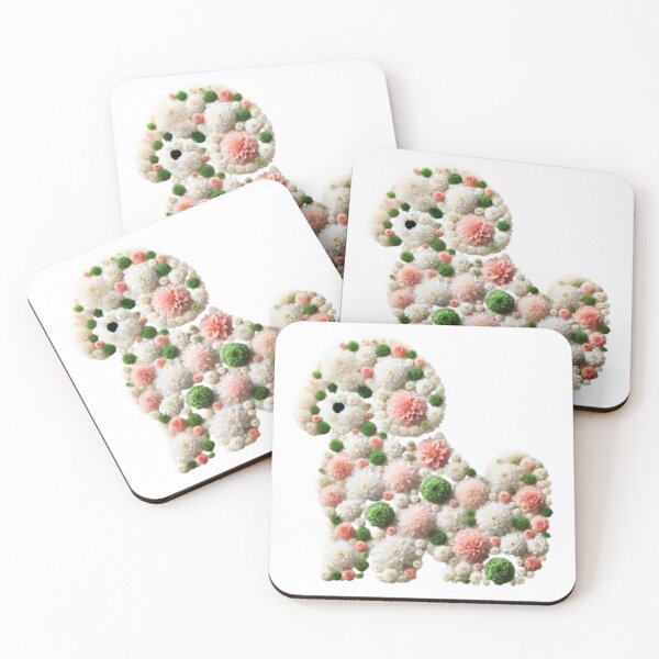 Item preview, Floral Puppy: Whimsy and Elegance in Bloom designed and sold by yuxin2009.