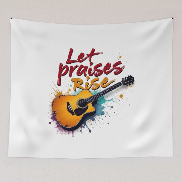 Item preview, Let Praises Rise, Guiter designed and sold by Faithloveshop.