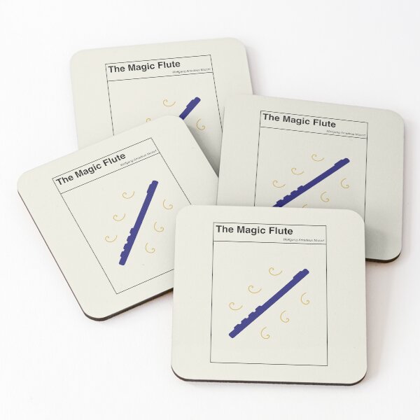Item preview, Mozart The Magic Flute Minimalist Abstract Art Design designed and sold by kakarikihill.