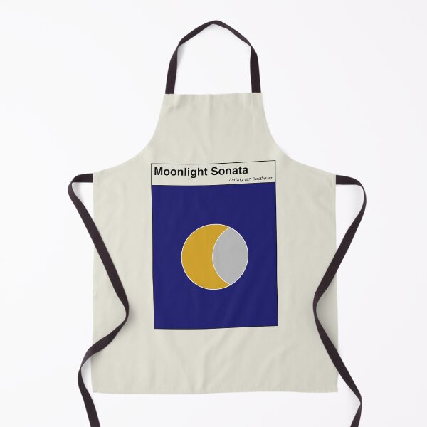 Item preview, Beethoven Moonlight Sonata Minimalist Abstract Art Design designed and sold by kakarikihill.