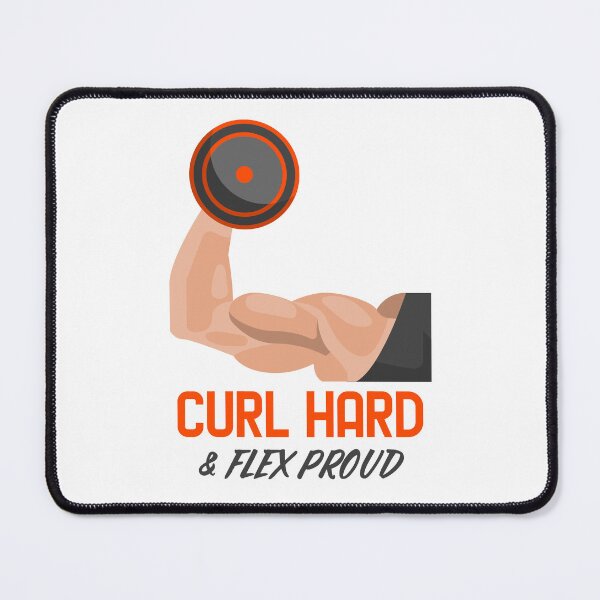 Item preview, Curl Hard & Flex Proud designed and sold by SuperstyleTees.