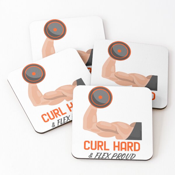 Item preview, Curl Hard & Flex Proud designed and sold by SuperstyleTees.