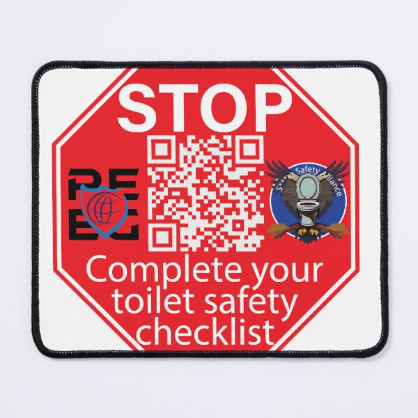 Item preview, Toilet Safety Checklist designed and sold by DaneSullivan.